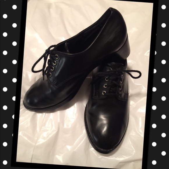 Shoes - Black Dress Lace Up Shoes with 1.5” Heels 6.5M GUC